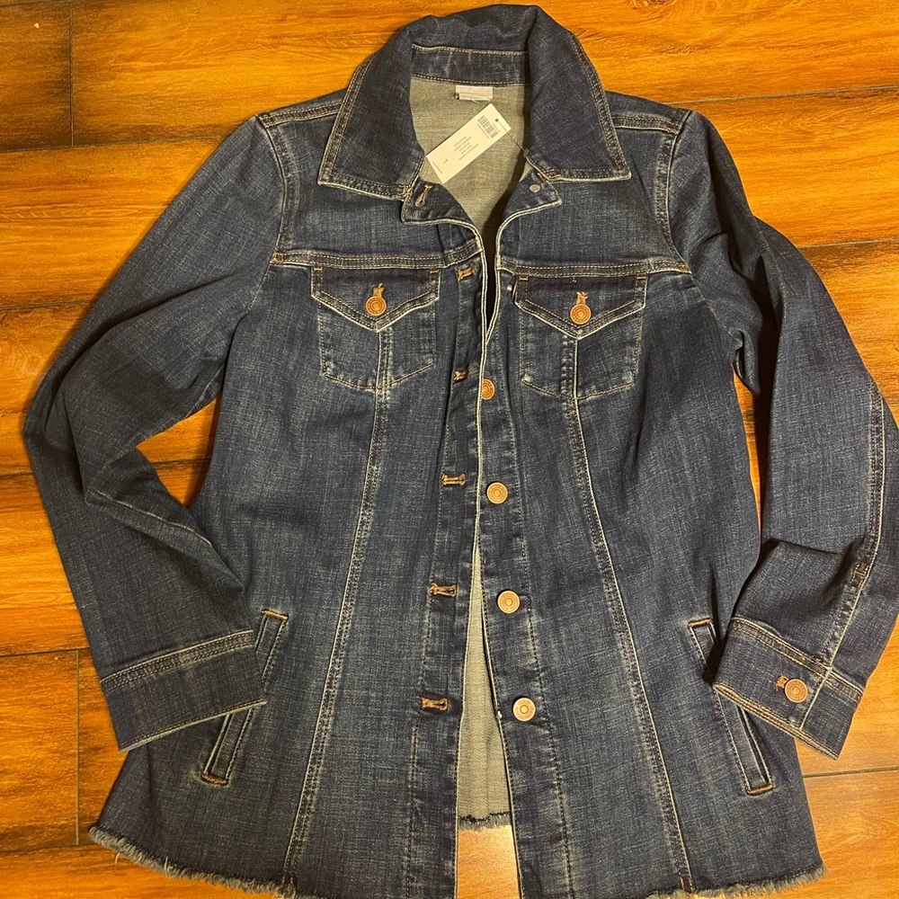 Chico’s light denim jacket